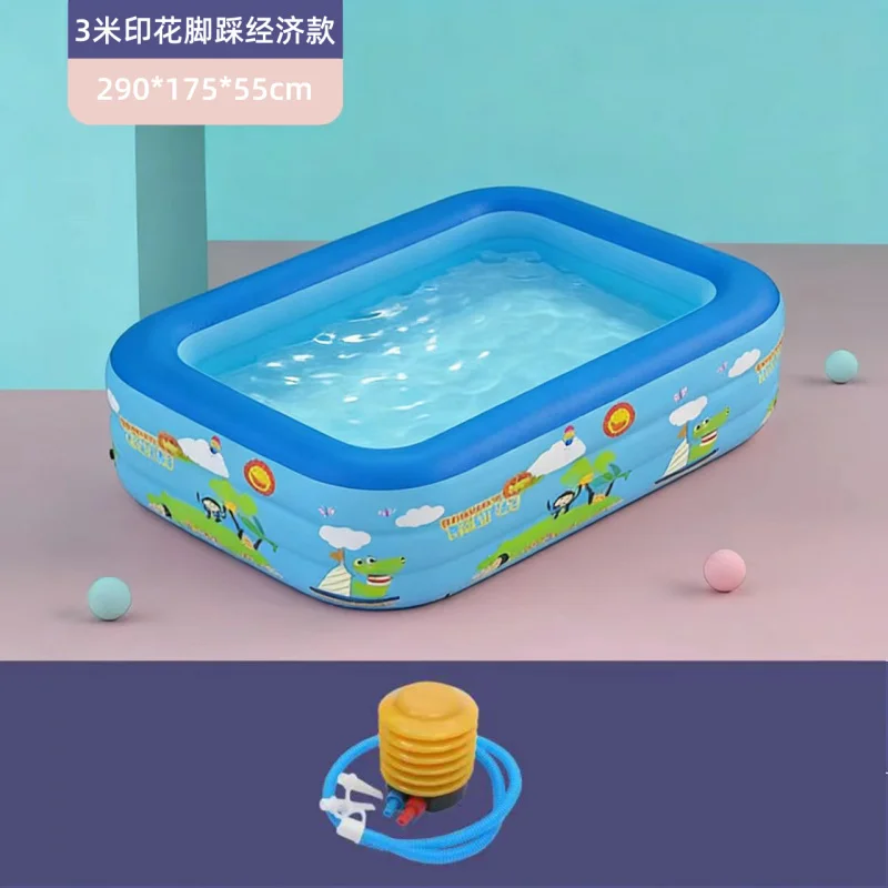 Baby Bath Tub Foldable - Duży dmuchany basen dla rodziny i