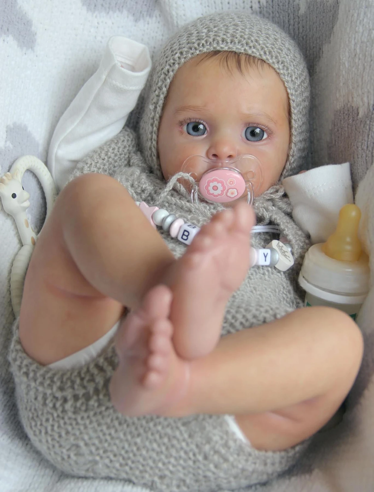 Baby Products Pictures - NPK 19'' Ręcznie Robiona Lalka Reborn