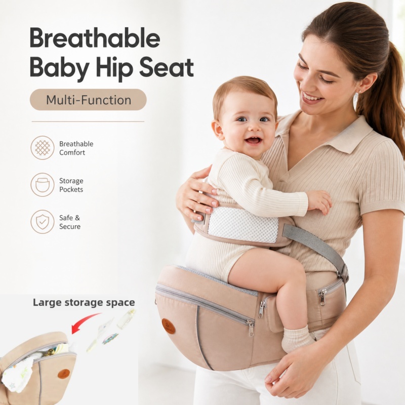 Ergonomic Baby Carrier - Ergonomiczny, oddychający nosidełko-otulacz dla niemowląt i