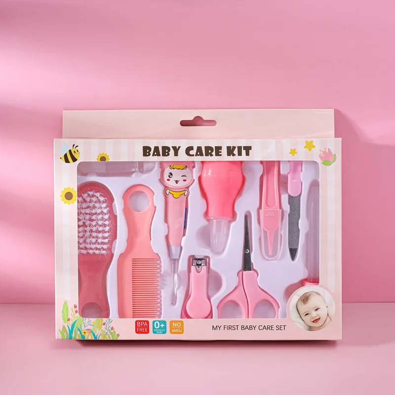 Baby Products Combo - Zestaw do pielęgnacji niemowląt, 10 elementów,