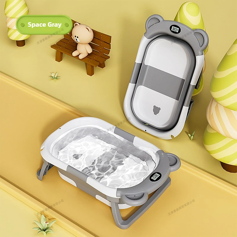 Baby Bath Tub Foldable - Składana wanienka dla niemowląt z inteligentnym