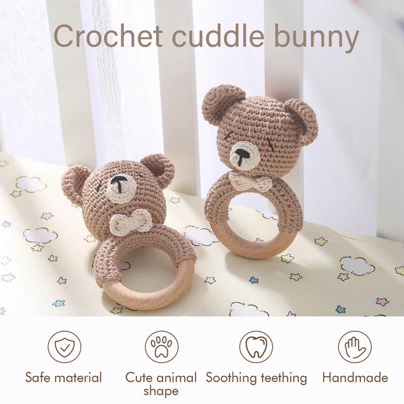 1PC Szydełkowa grzechotka dla  – Baby Products Pictures recenzja i cena