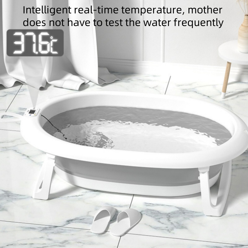 Cyfrowa, wrażliwa na temperatu – Baby Bath Tub Foldable recenzja i cena
