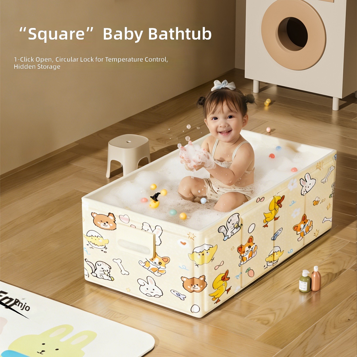 Składana wanna dla niemowląt,  – Baby Bath Tub Foldable recenzja i cena