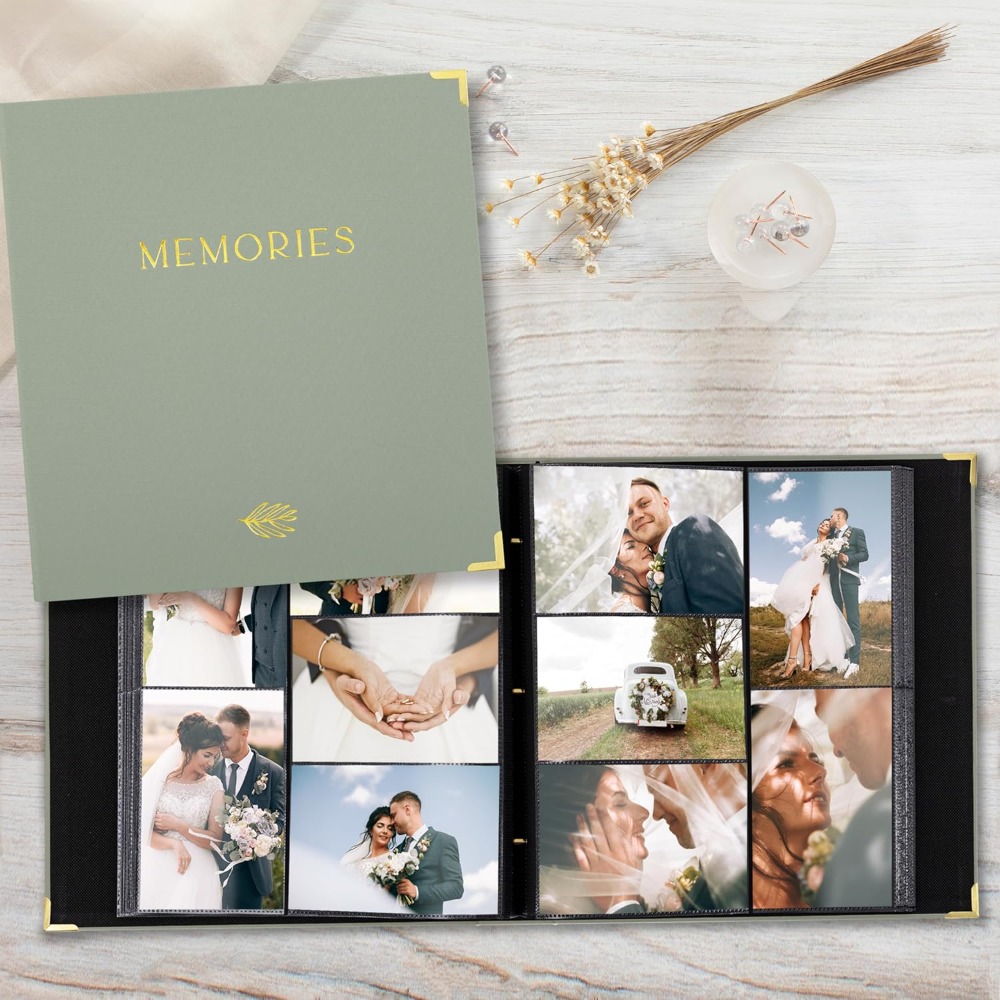 Lniany album na zdjęcia 4x6, m – Baby Products Pictures recenzja i cena