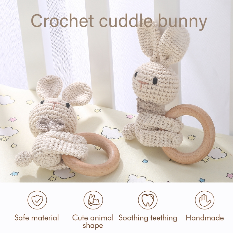 1PC Szydełkowy Królik Grzechot – Baby Products Pictures recenzja i cena