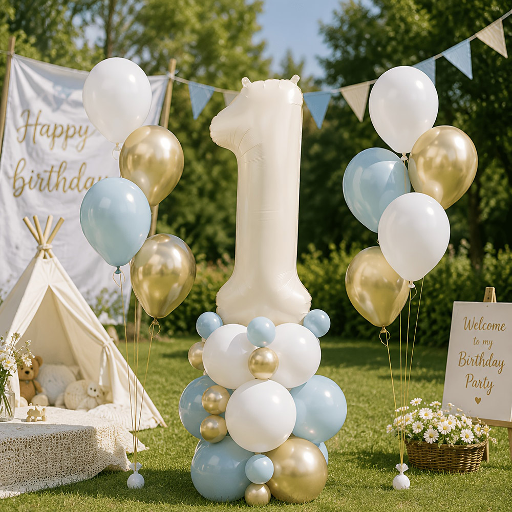 39 szt. Kremowe Balony z Numer – Baby Products Lotion recenzja i cena